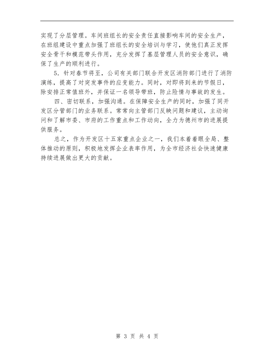 公司安全生产大检查总结报告_第3页