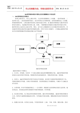 人力资源-2022360度考核体系的中国化及薪酬设计