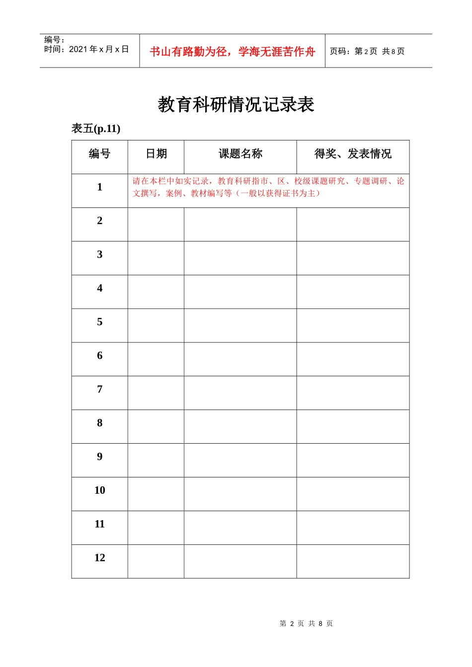 培训手册填写说明XXXX6_第2页