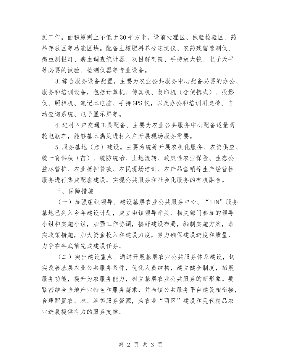 农业公共服务平台建造方案_第2页