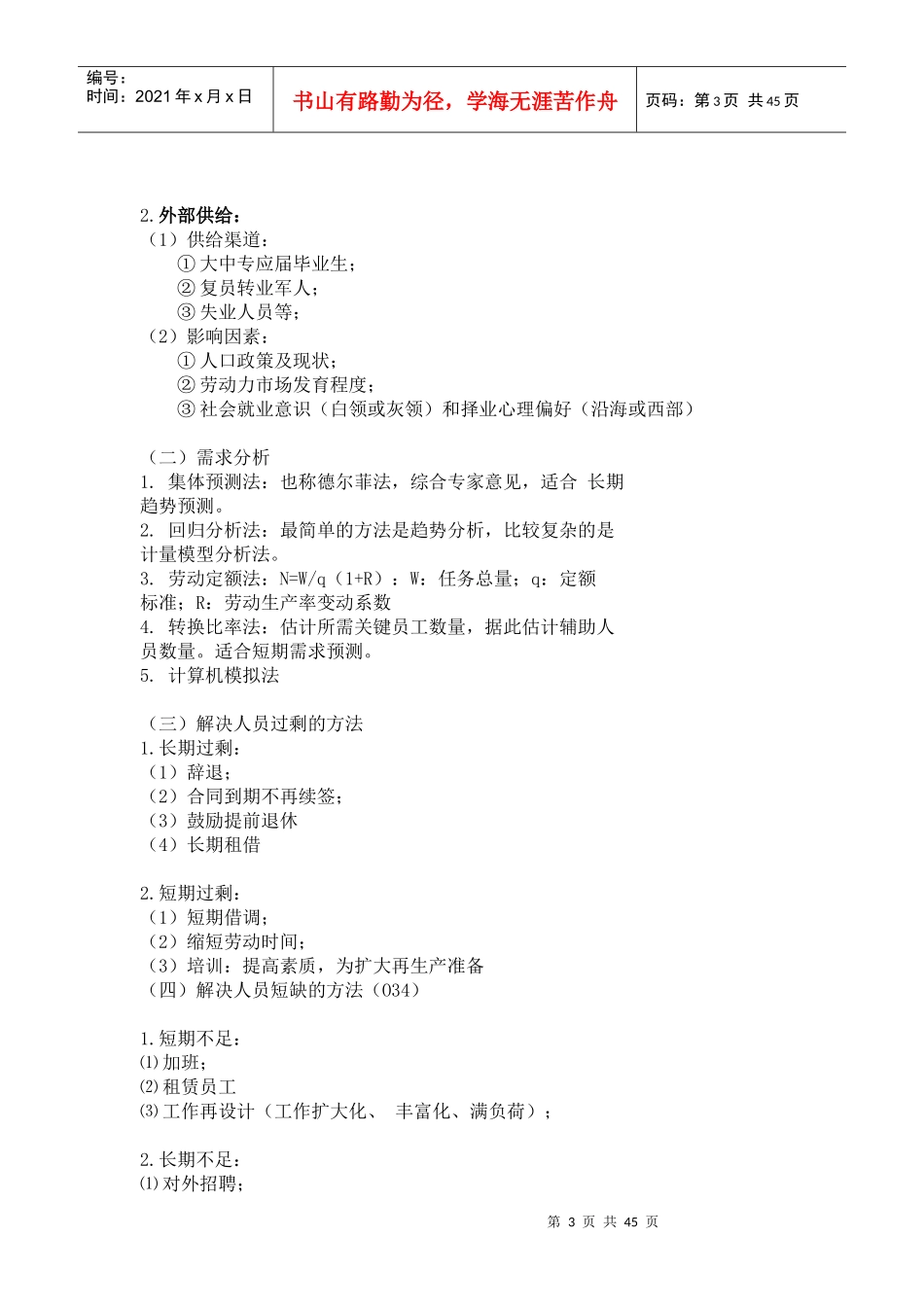 人力资源管理六大模块2_第3页