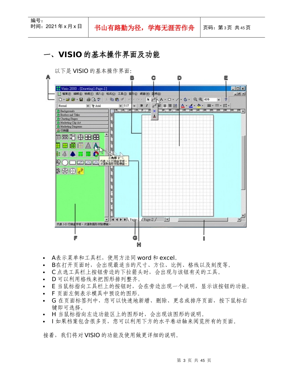 人力资源-2022VISIO使用培训课程_第3页