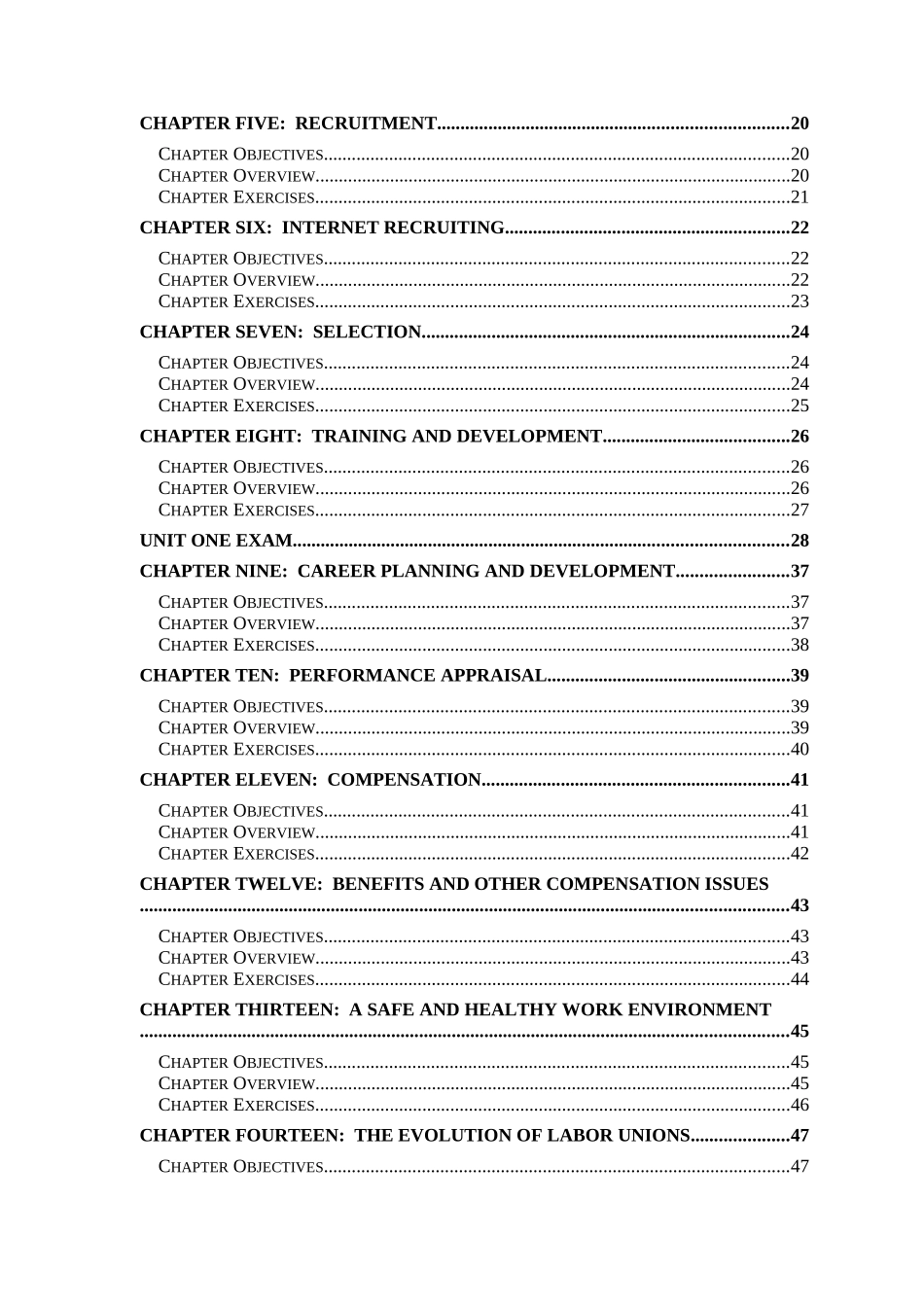 人力资源课程全学习资料（英文DOC67页）_第2页
