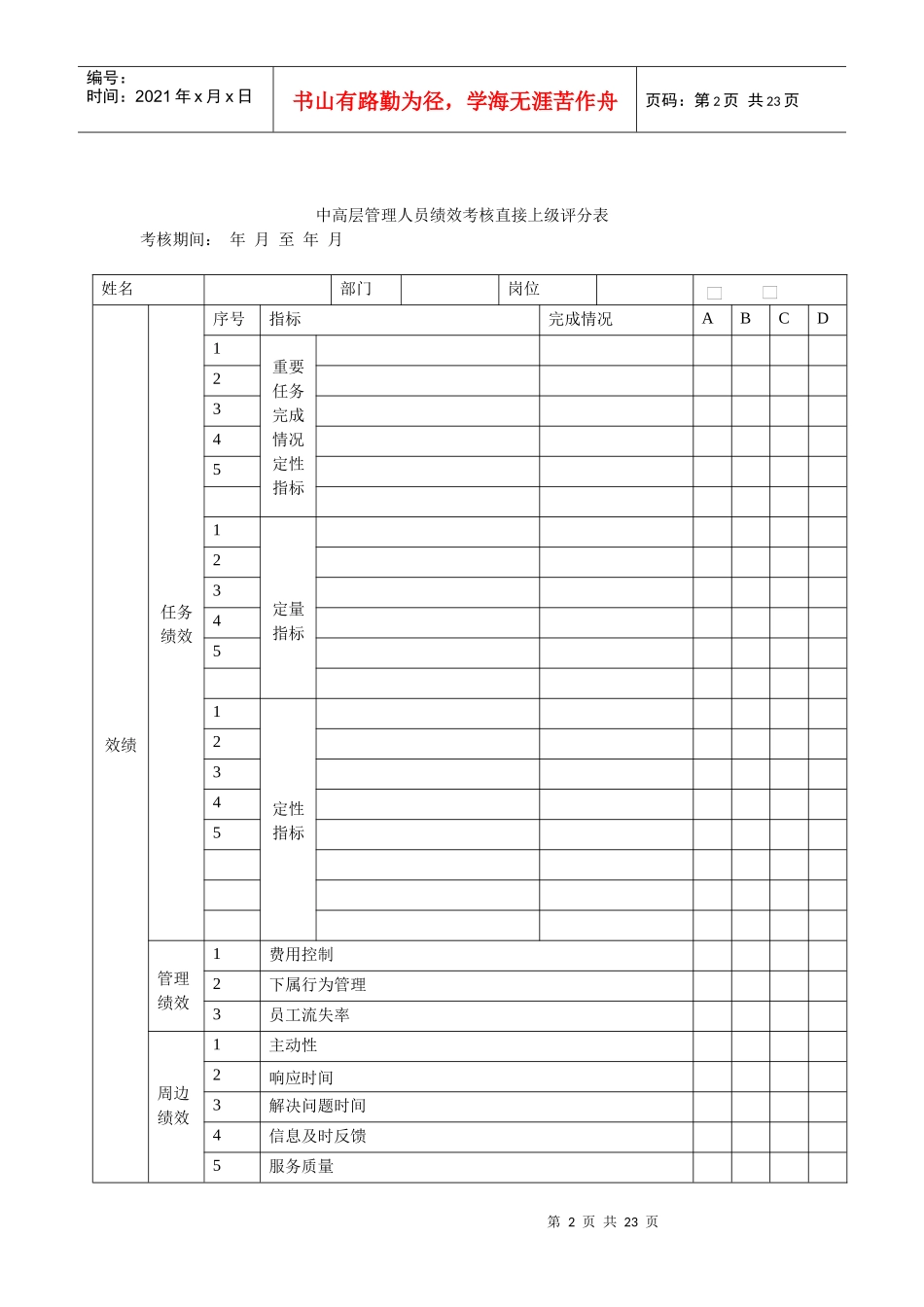 中高层管理人员能力考核评分表(1)_第2页