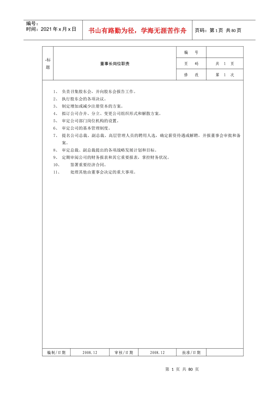 岗位职责明细_第1页