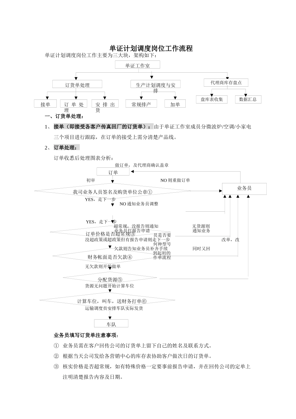 单证计划调度岗位工作流程分析_第1页