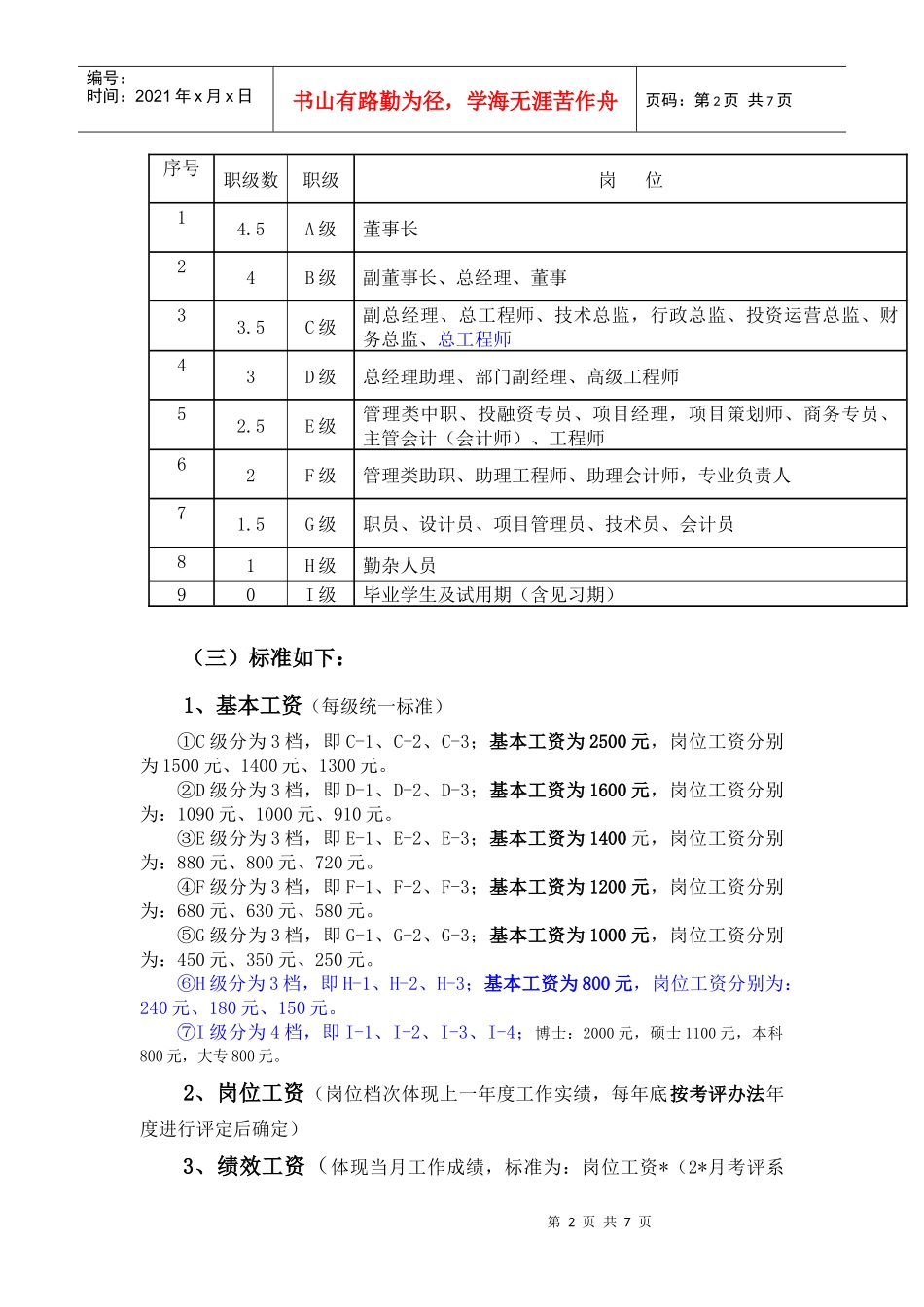 工资结构分配办法_第2页