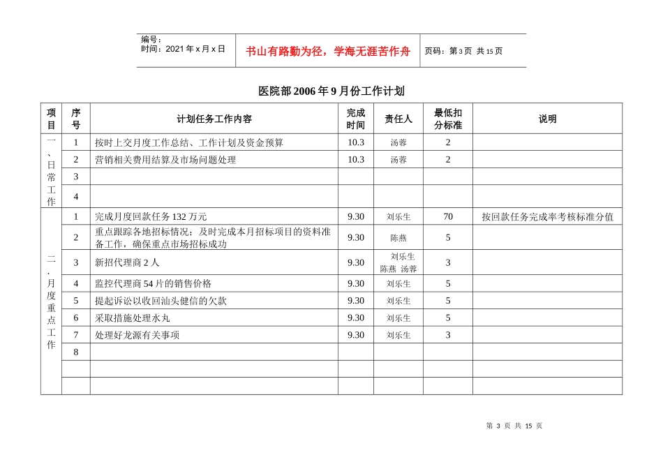 商务公司工作计划_第3页