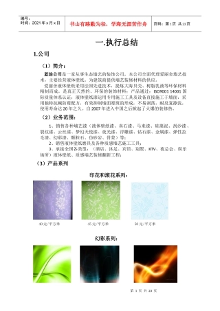 创业大赛最终成果