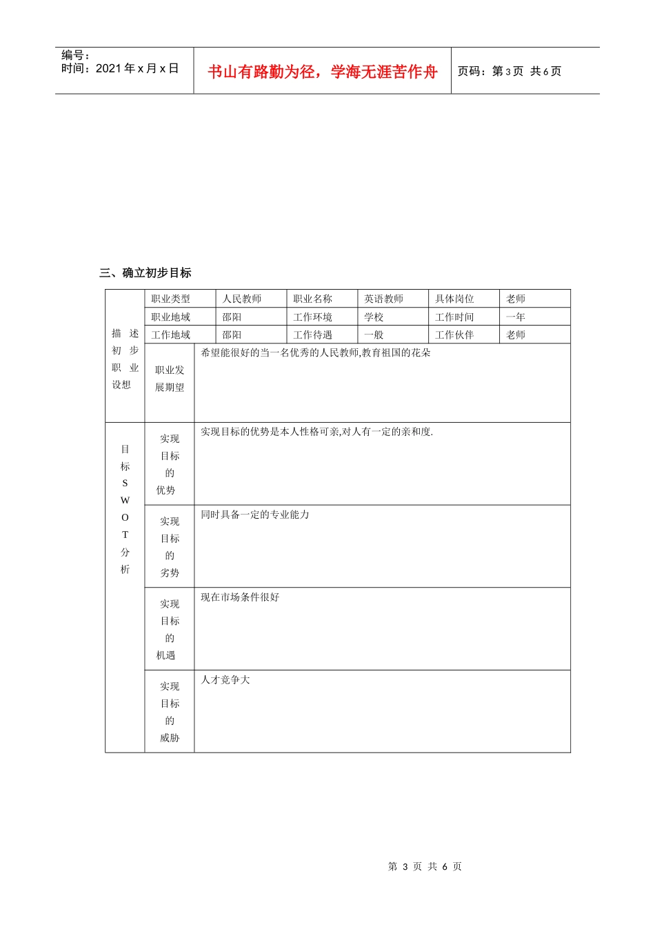 大学生职业生涯规划表[1]_第3页