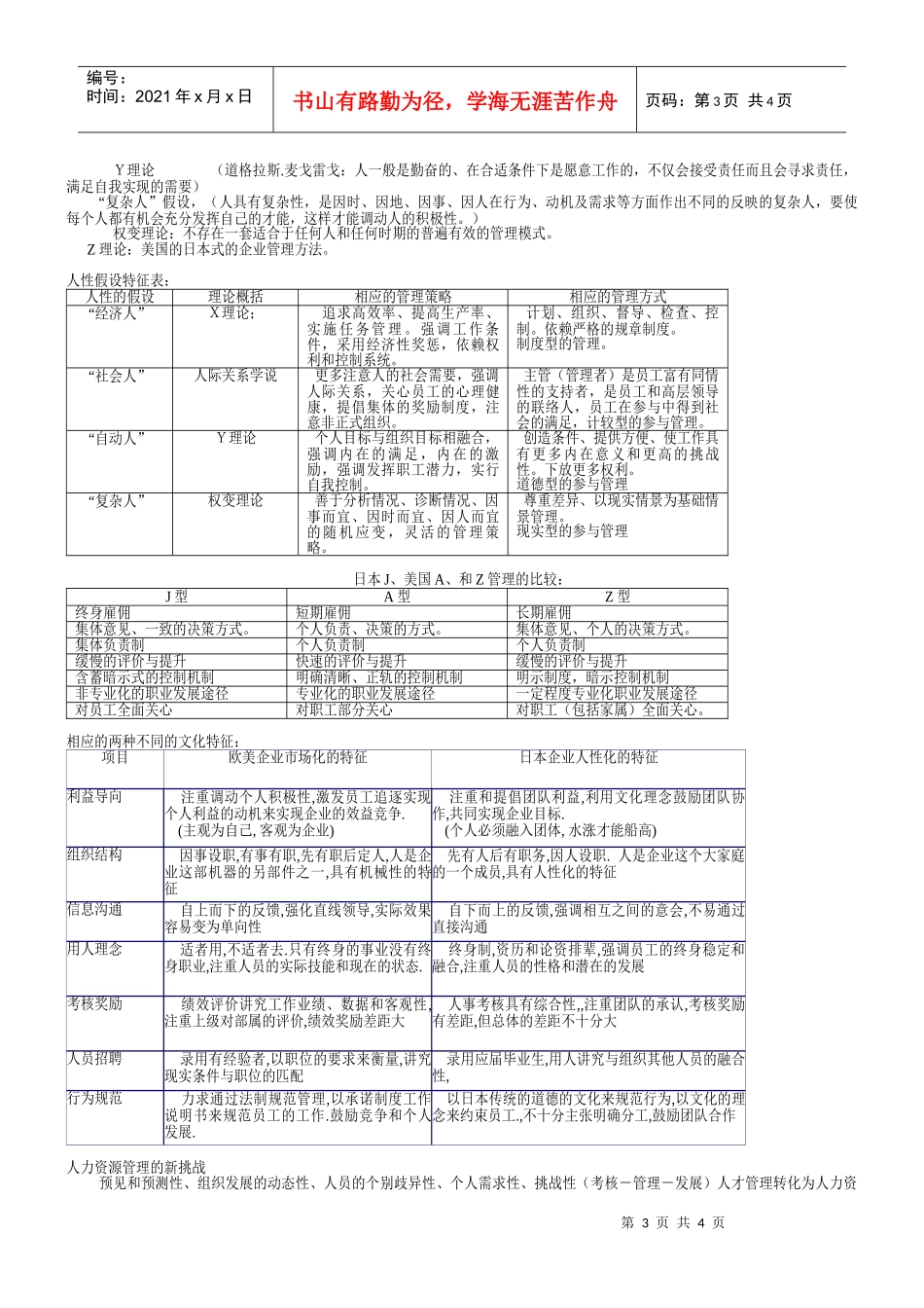 中介师（员）人力资源资料人力资源管理1_第3页