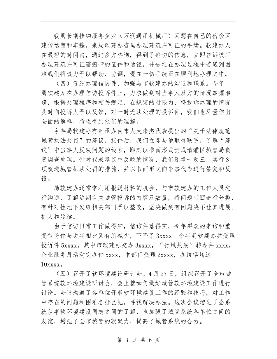 2024年城管局软建办工作总结_第3页