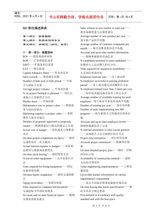 人力资源-2022HAY职位描述辞典(DOC8)