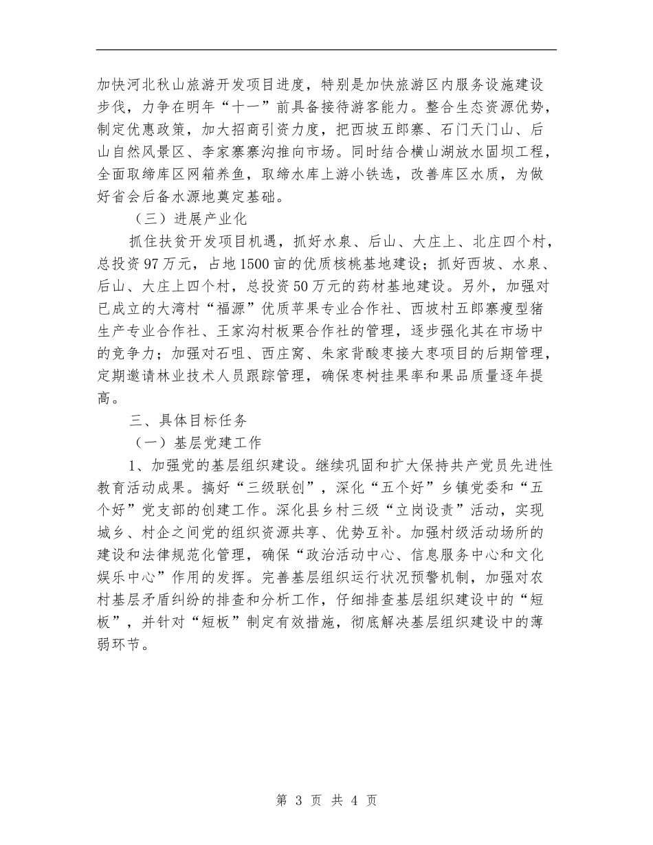 2024年乡镇工作谋划_第3页