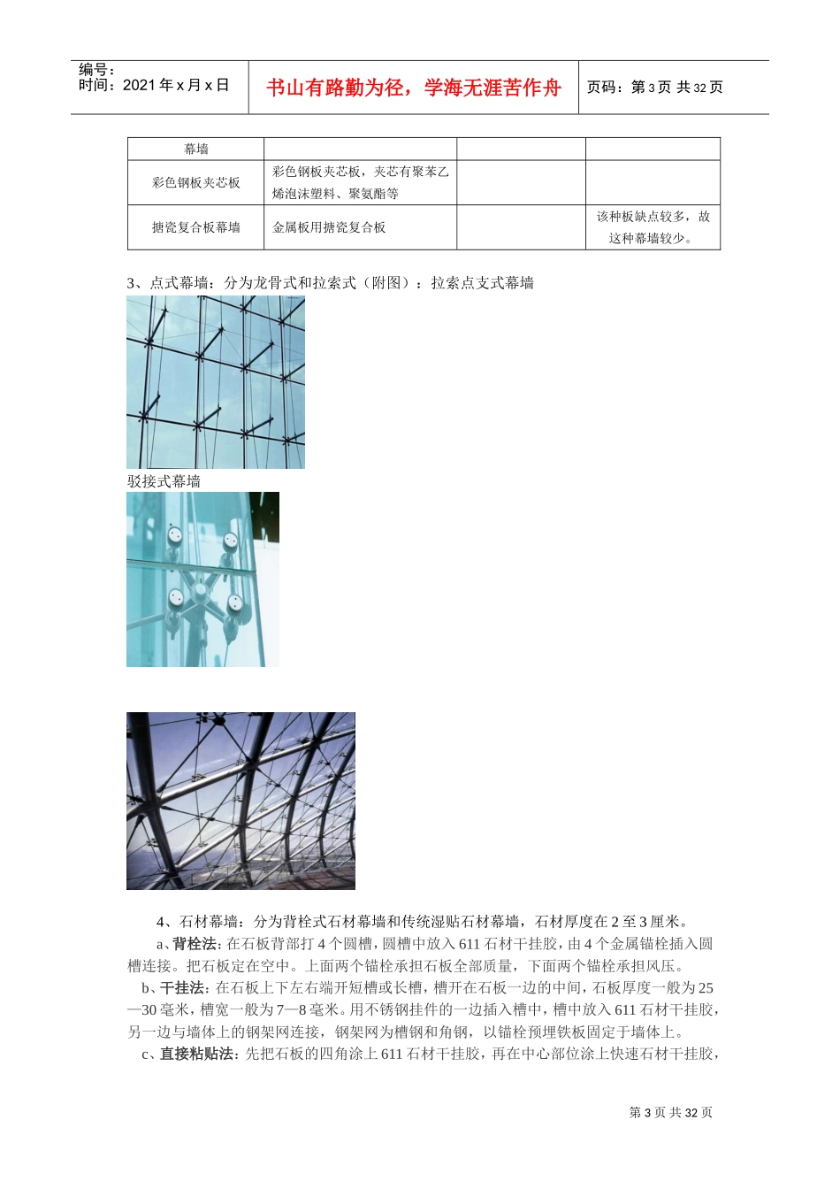 幕墙门窗专业培训知识_第3页