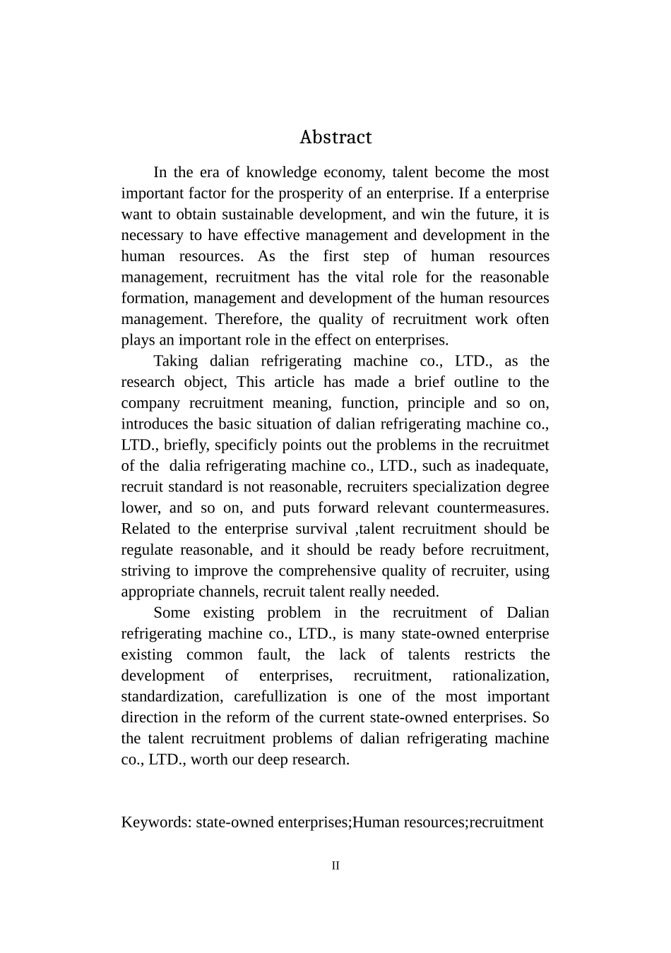 冷冻机股份有限公司人才招聘研究_第3页