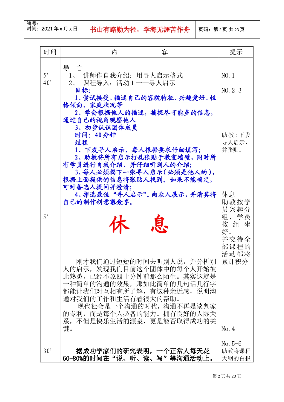 人际沟通技巧培训课程_第2页