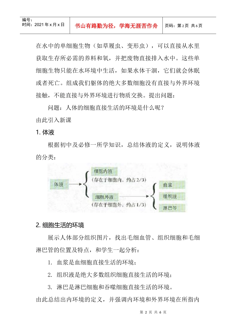 人力资源-20223-1-1 细胞生活的环境_第2页