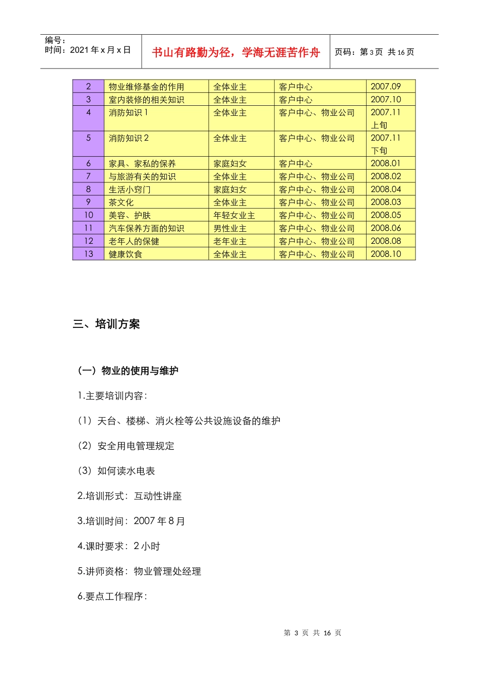 业主培训方案_第3页