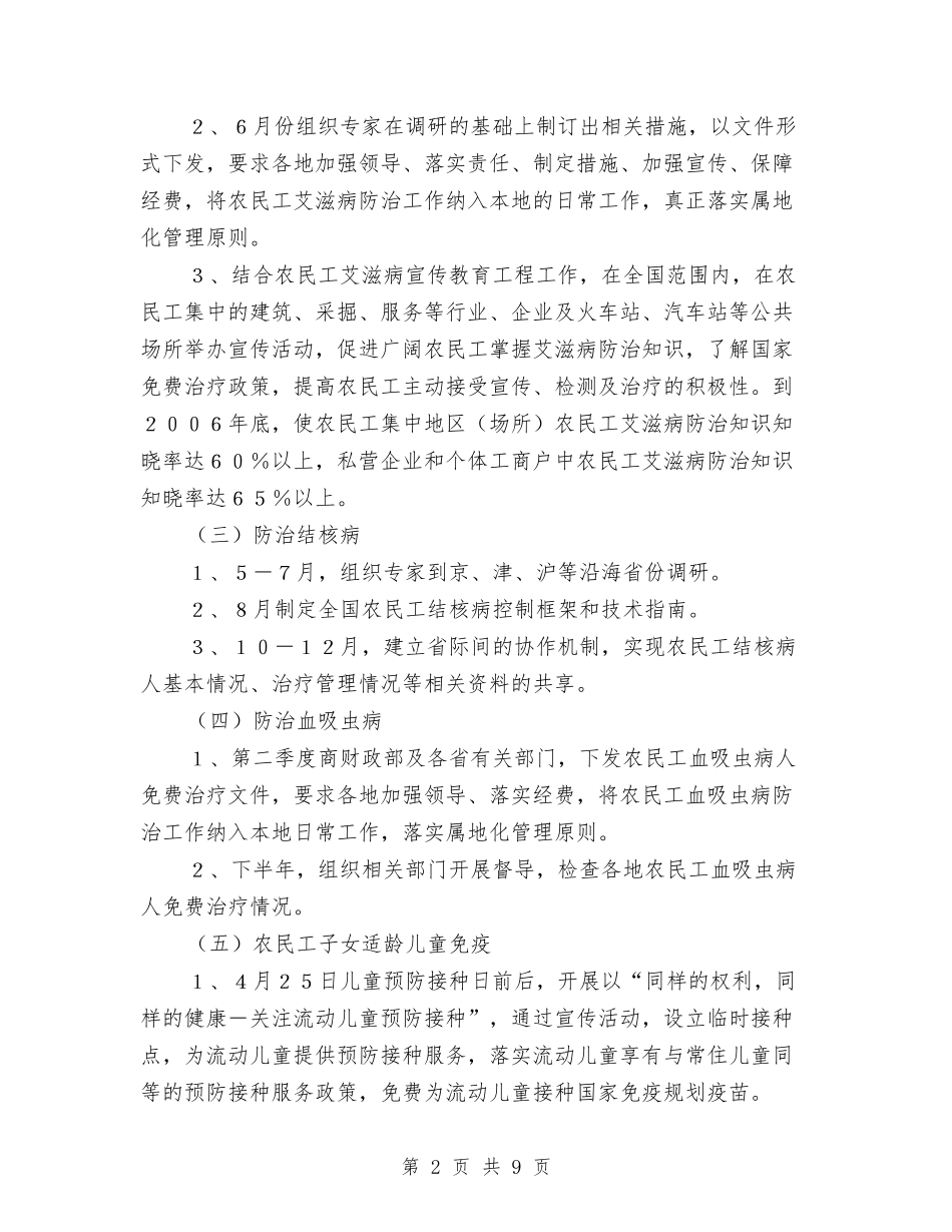 2024年农民工工作计划样本与2024年农民工技能培训工作计划范文汇编_第2页