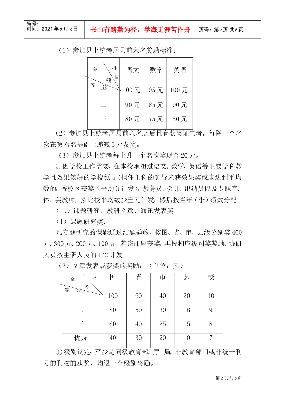 学校教职工奖惩制度_第2页