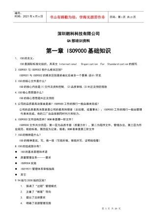 人力资源-2022QA内部培训资料(1)