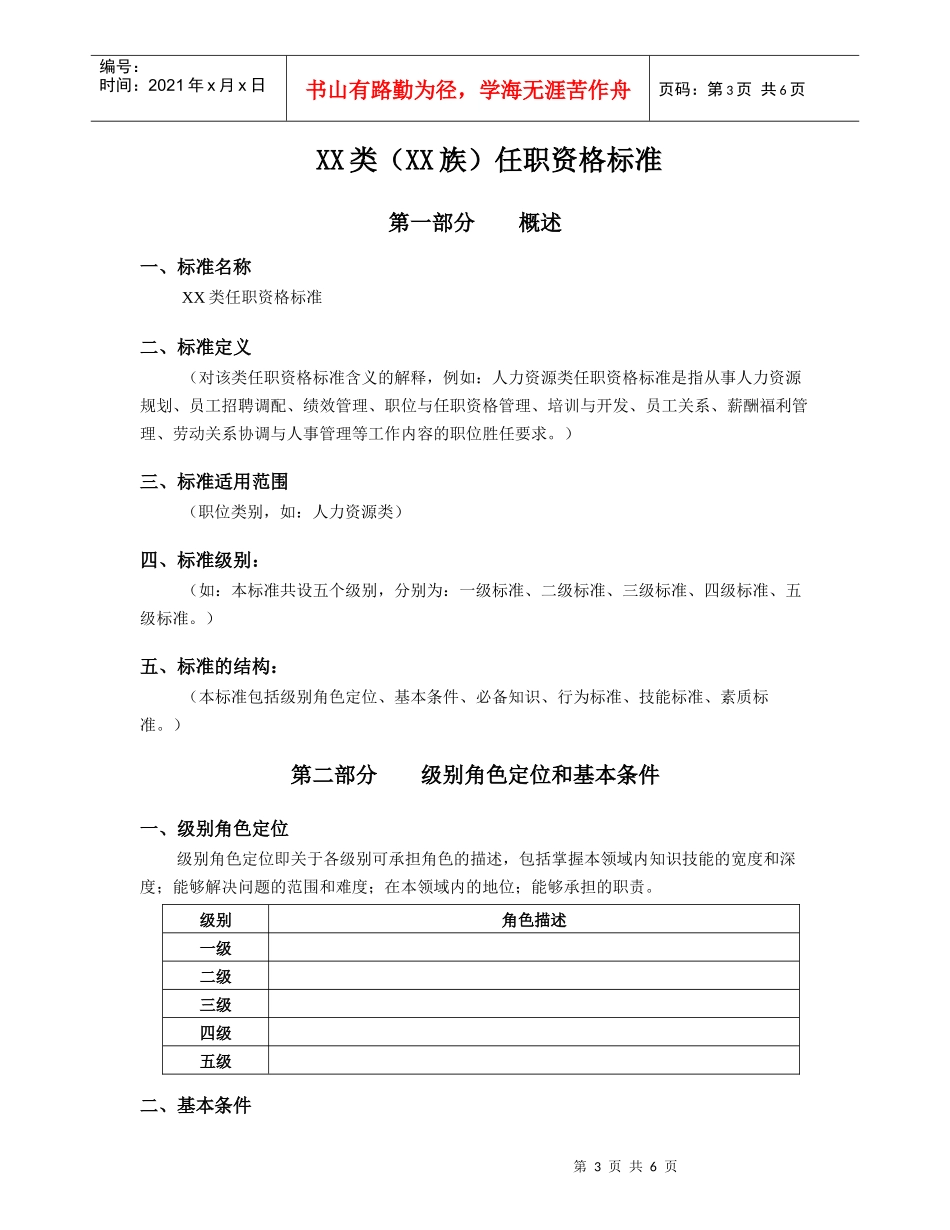 华为任职资格标准模板_第3页