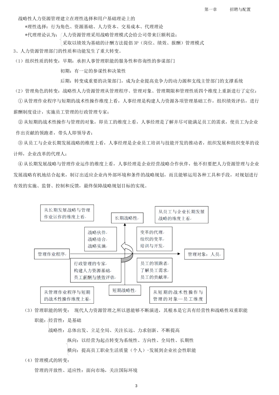 一级人力资源管理师笔记(完整六章)_第3页