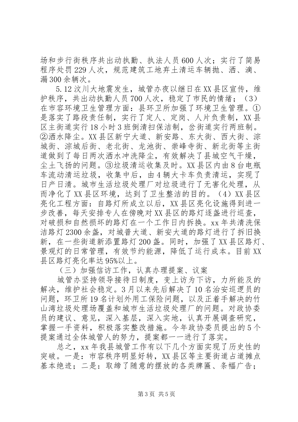 城管办工作总结及20XX年工作计划_第3页