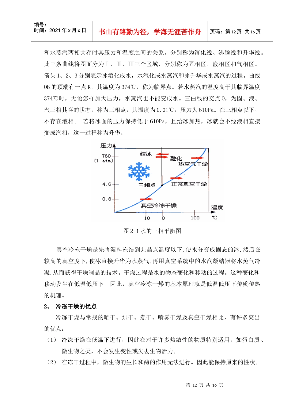 人力资源-202204-冻干工艺培训教材第二章、真空冷冻干燥原理_第2页