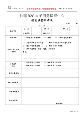 人事表格汇总详单
