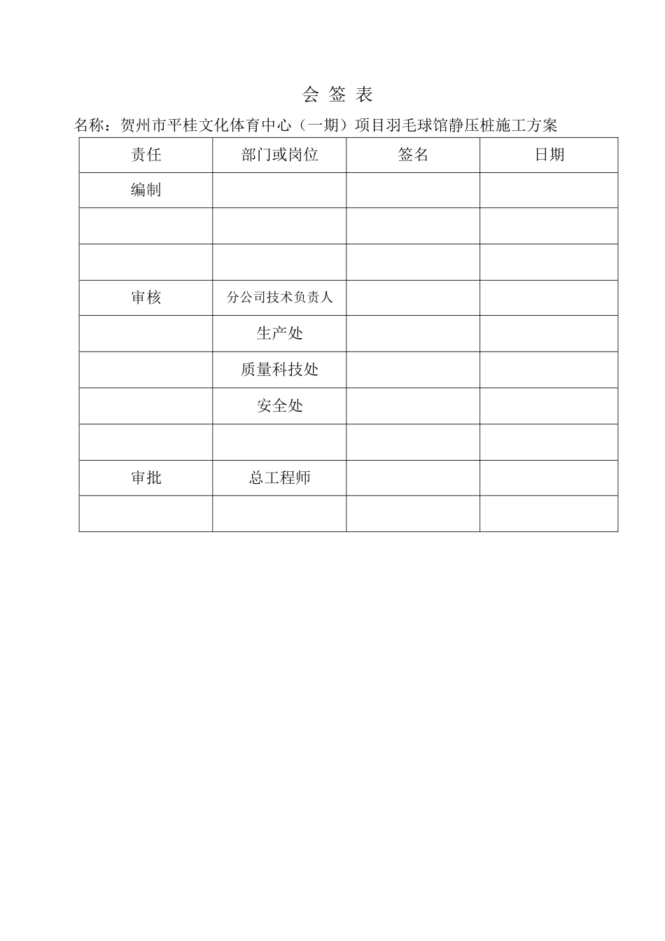 贺州平桂文化体育中心羽毛球馆)静压桩施工方案1_第2页