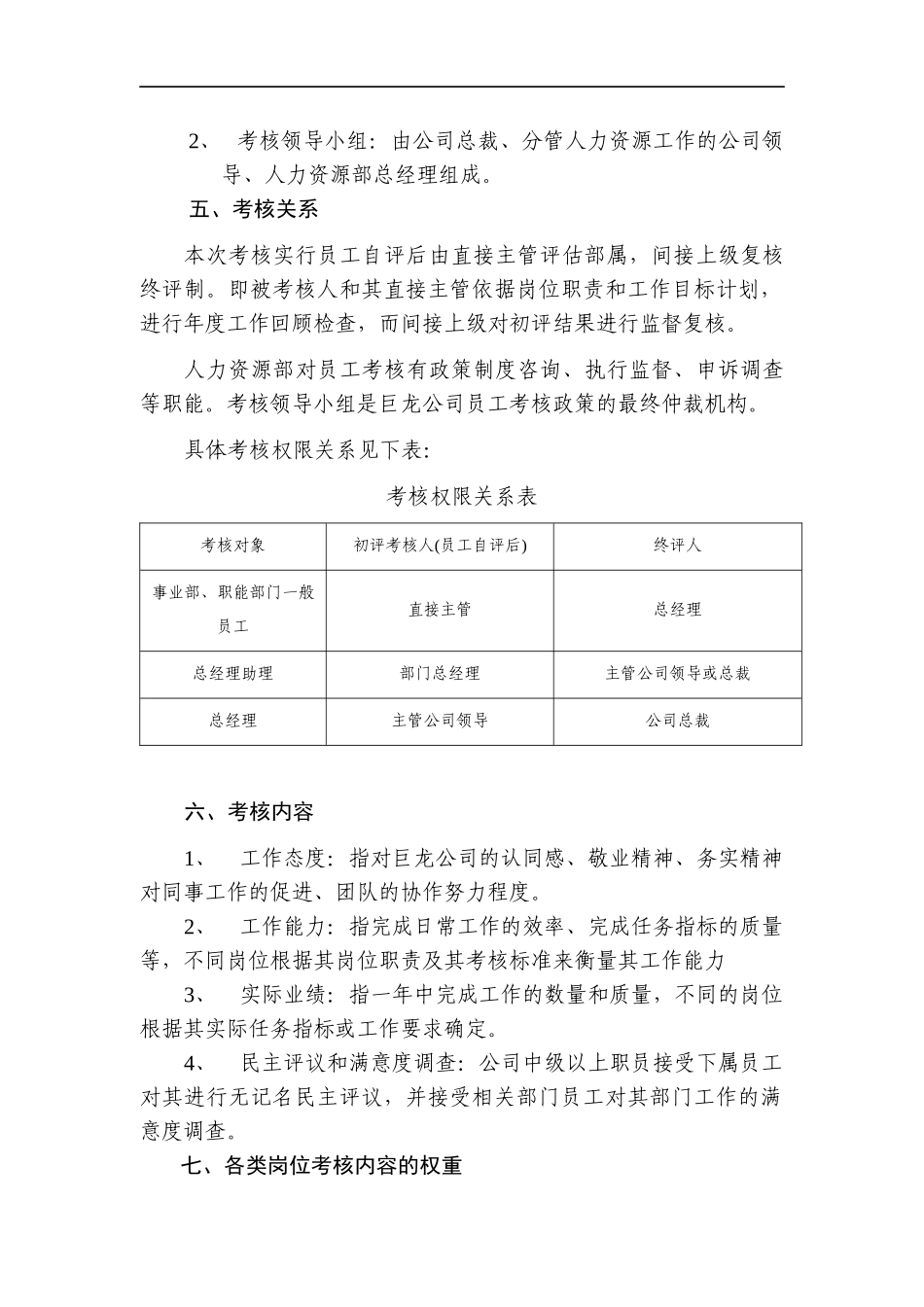 人力资源-20220-绩效考核年度员工考核方案（考核工具表格）_第2页