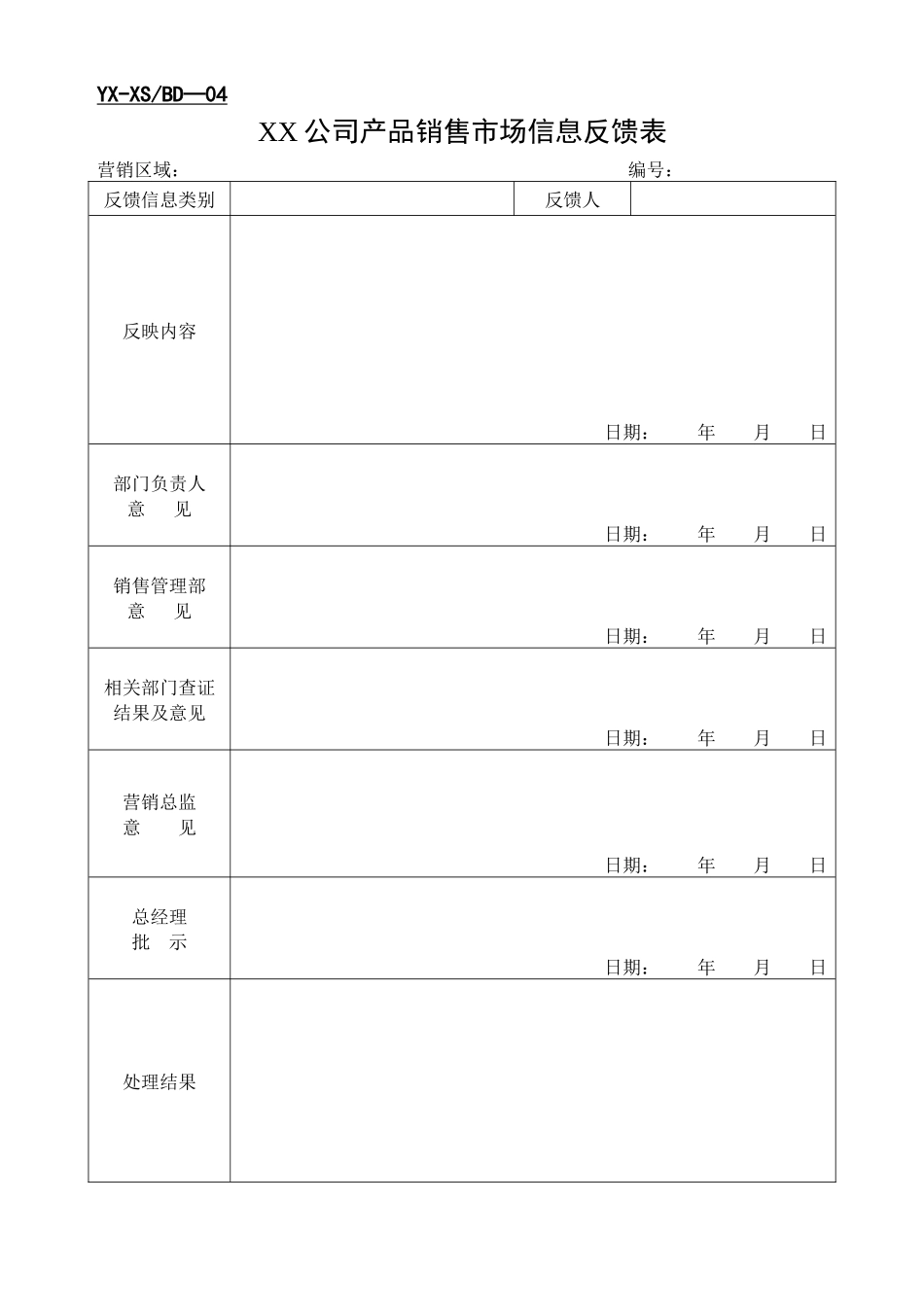某分公司的营销表格_第2页