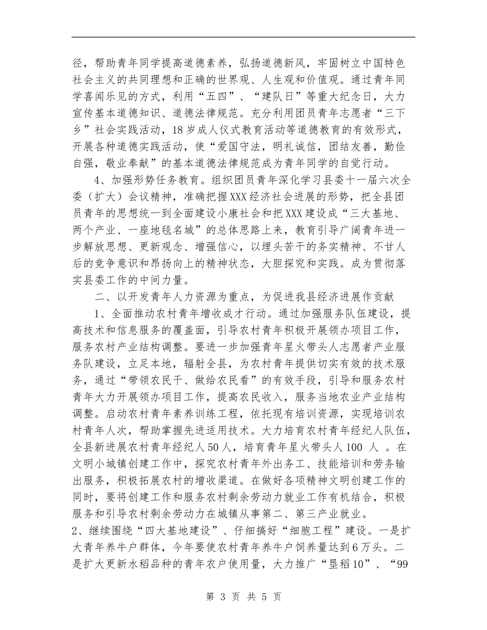 共青团工作工作计划范文_第3页