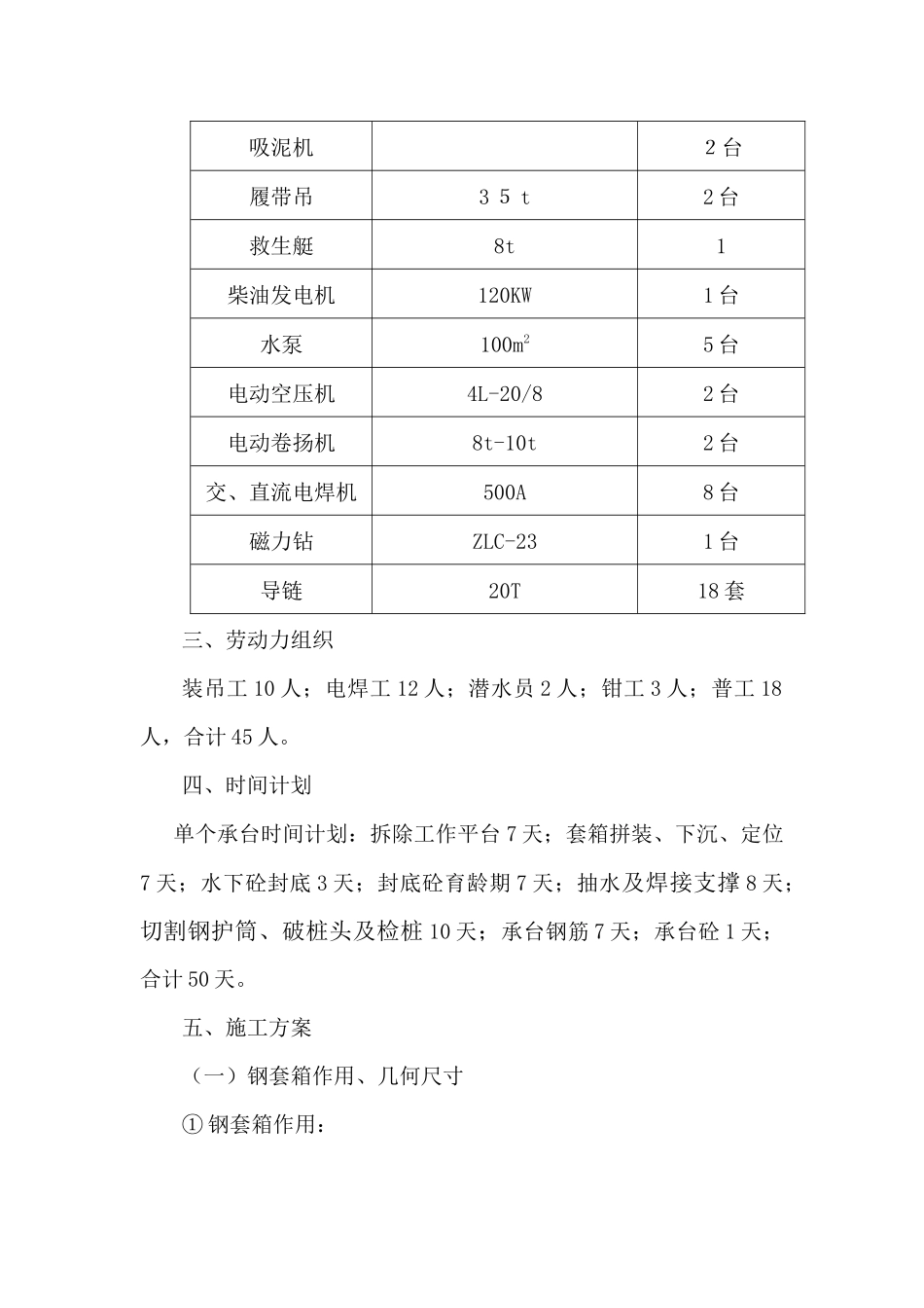 承台施工方案及计算书_第2页