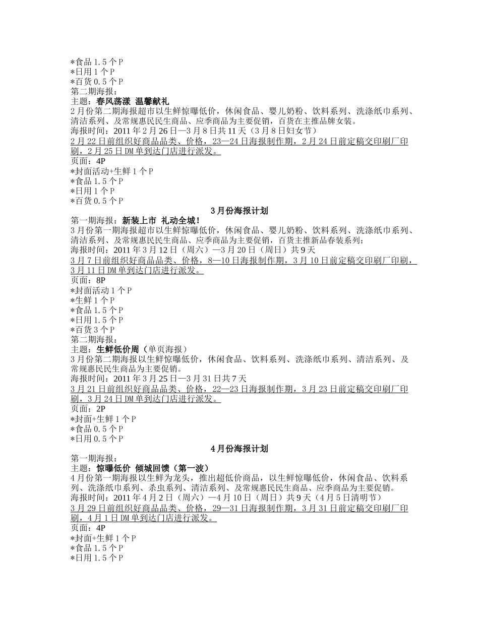 海报促销计划的似定_第2页