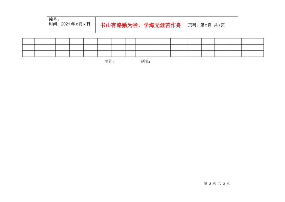人力资源-20224 人事流动月报表_第2页