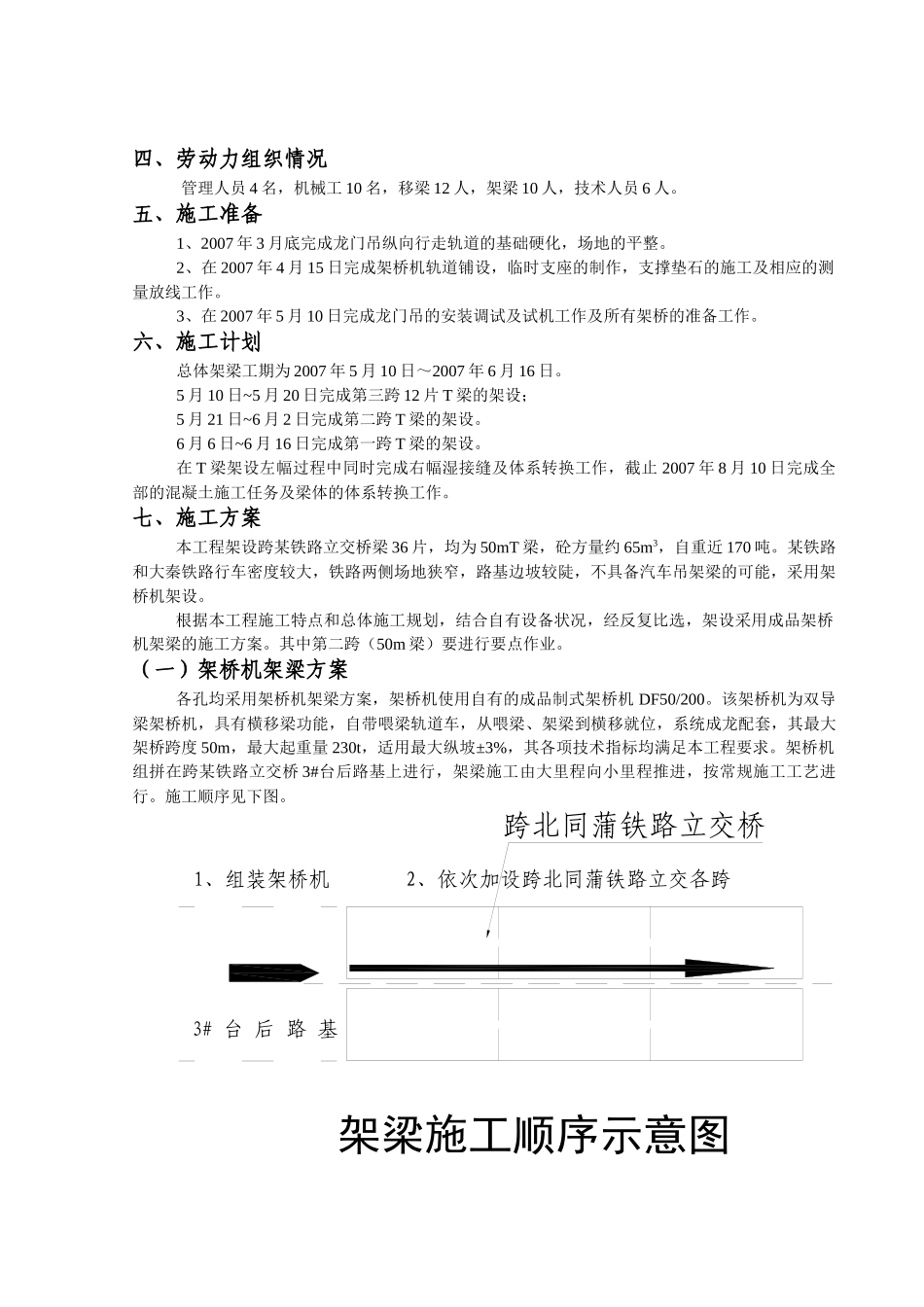 跨线架梁施工方案_secret_第3页