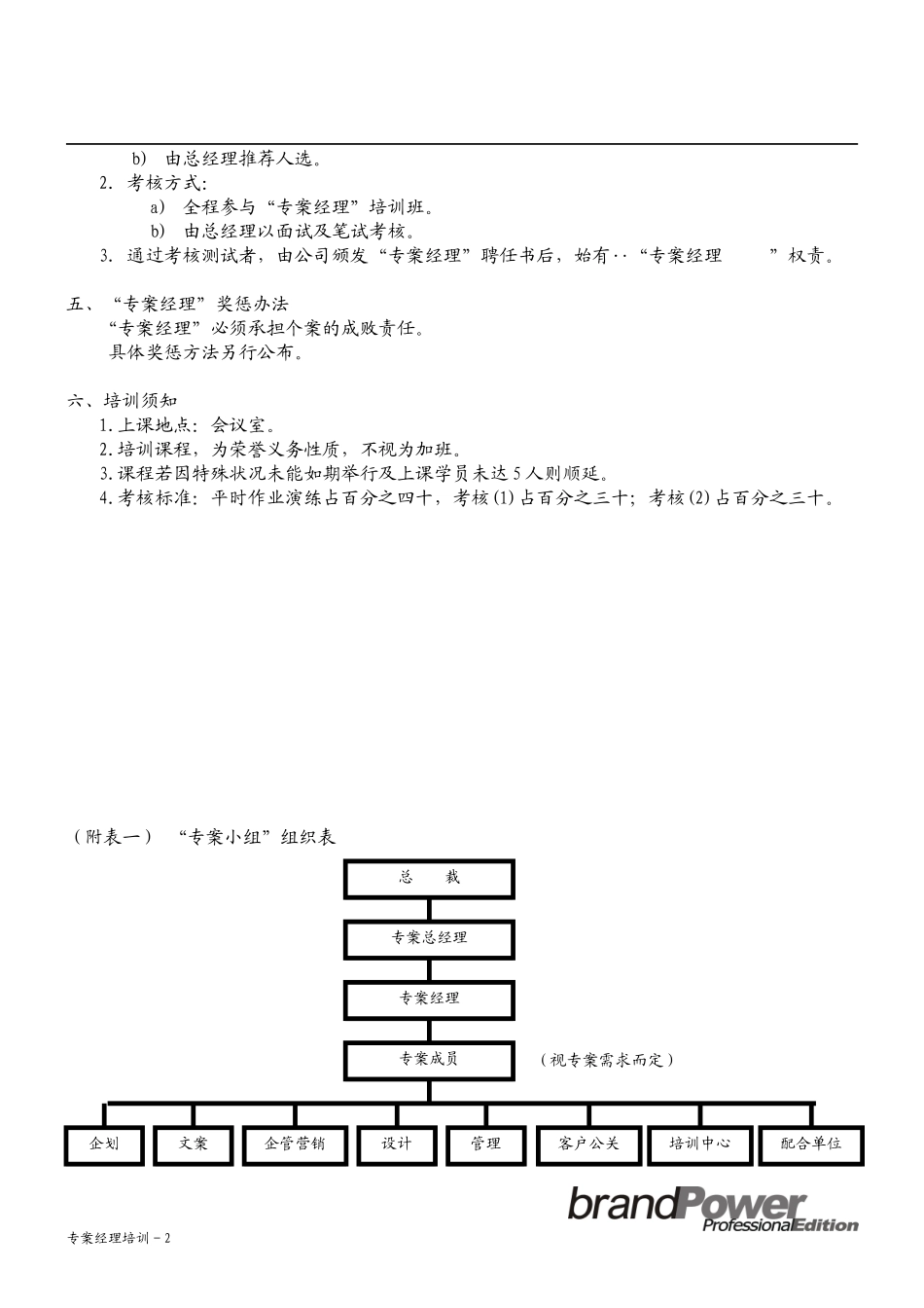 “专案经理”培训班学员须知_第2页