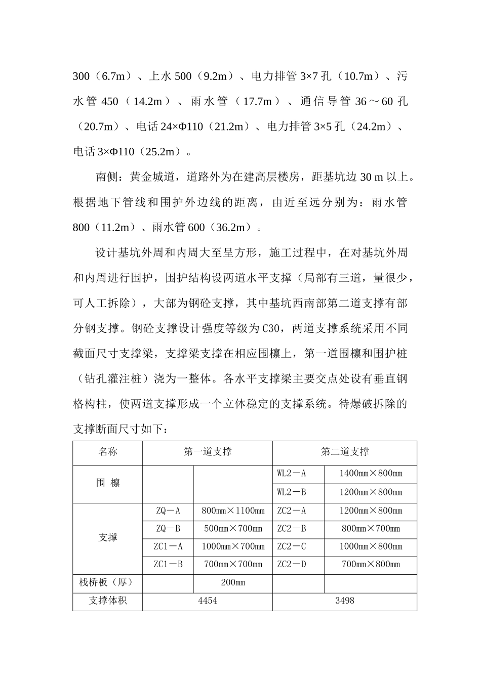 第十五章 围护工程钢砼支撑系统爆破拆除施工方案_第3页