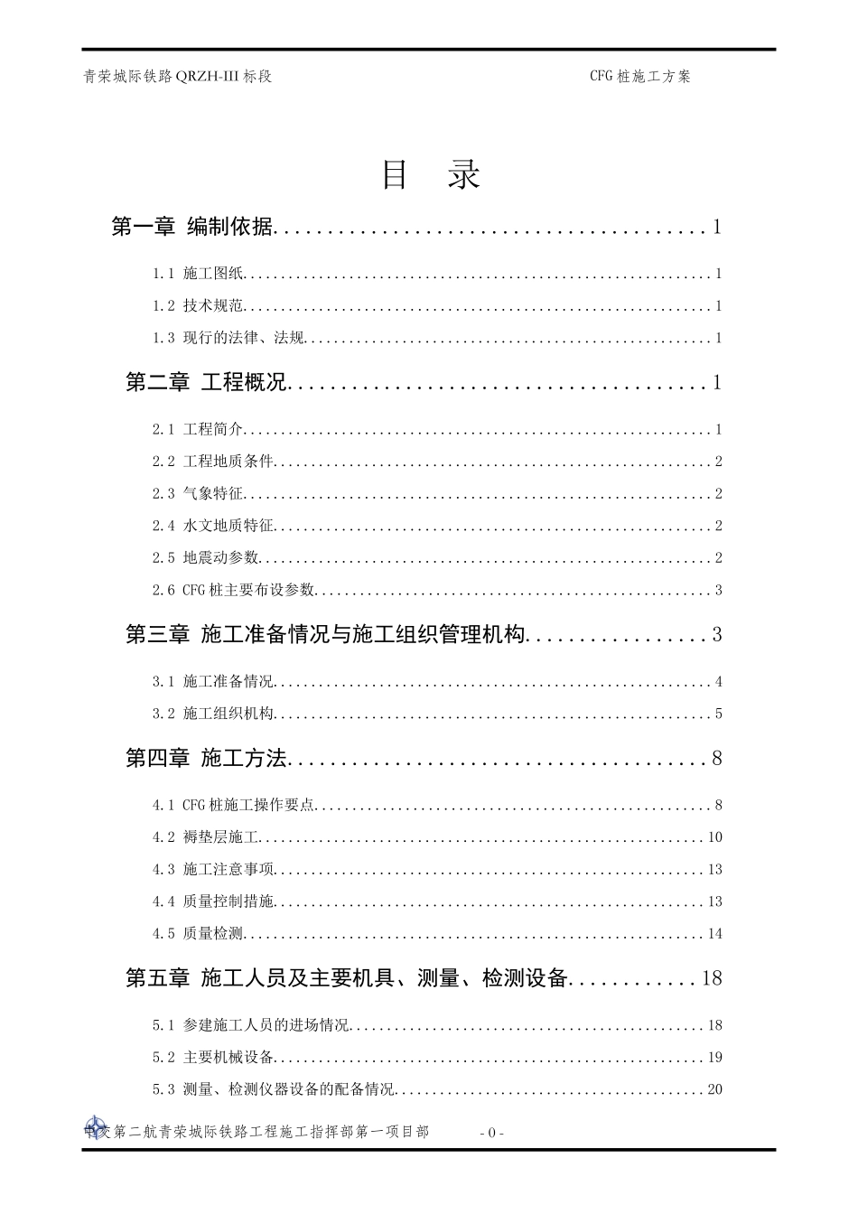 人力资源-2022CFG桩施工方案培训资料_第1页