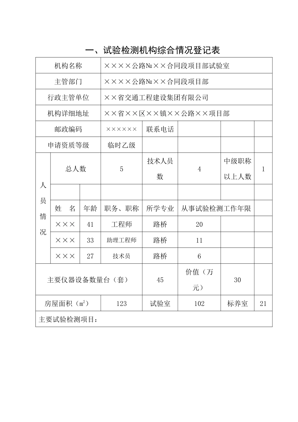 工地实验室资质申请资料(1)_第2页