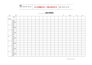 人力资源-2022NO.7案场考勤表