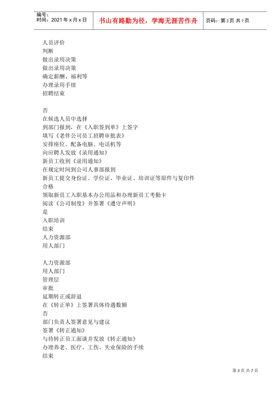 公司人事制度)_第3页