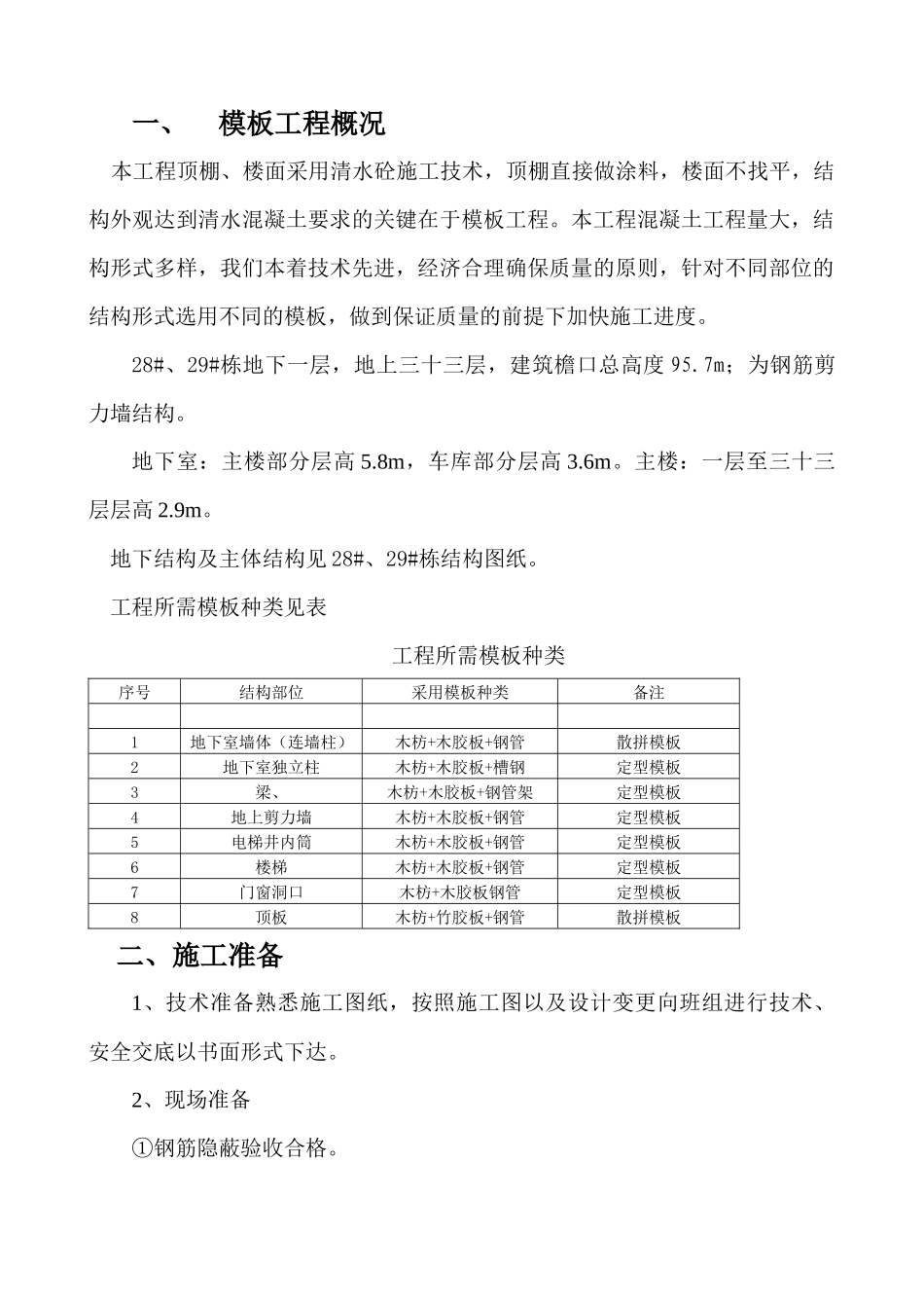 模板施工方案12498398_第2页