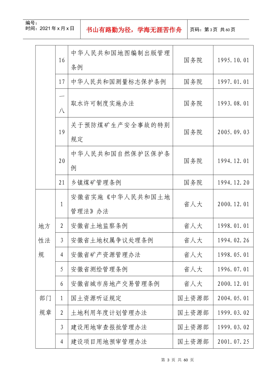 国土资源厅行政执法依据_第3页