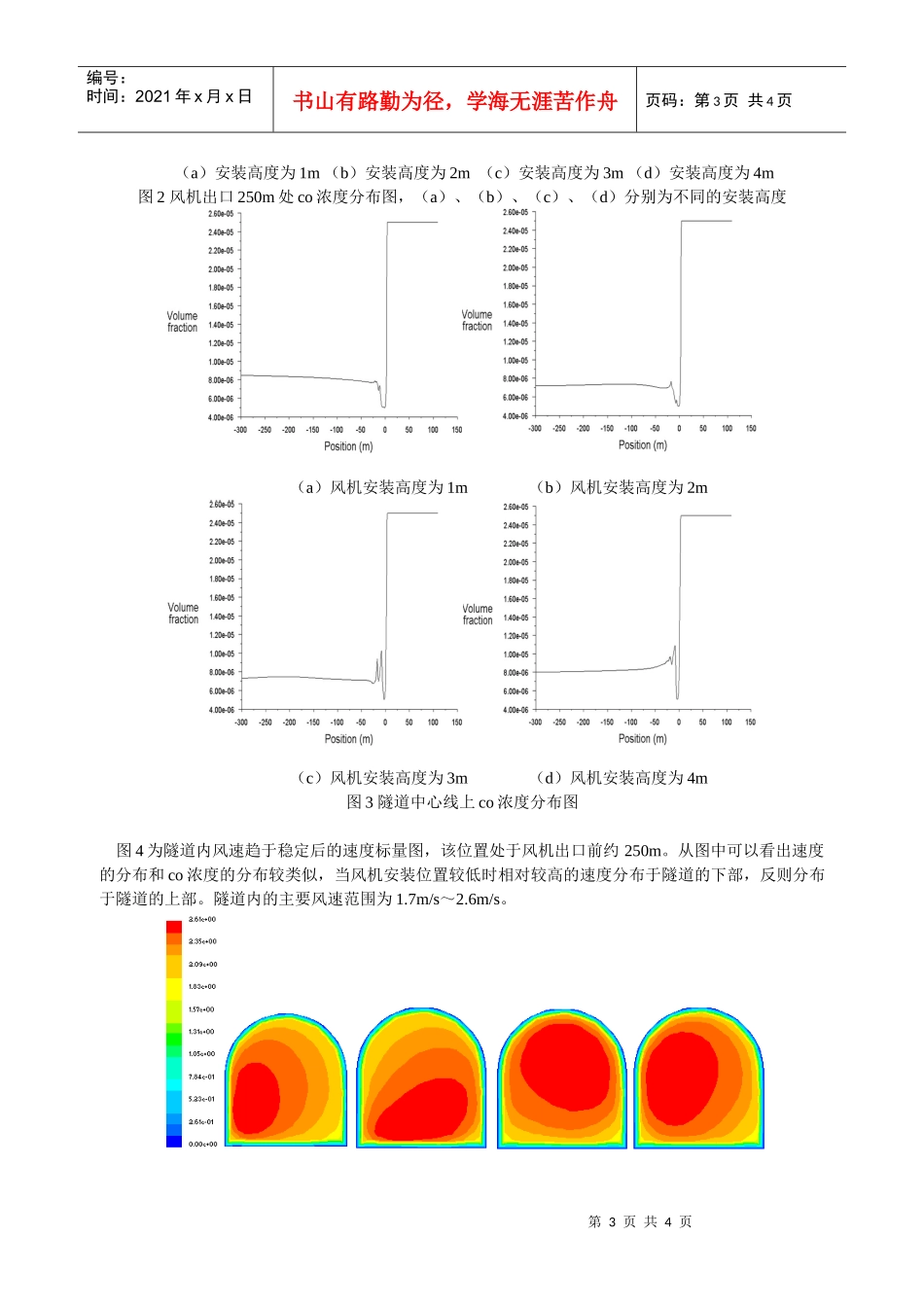 人力资源-2022272射流风机安装高度对污染物扩散的影响_第3页