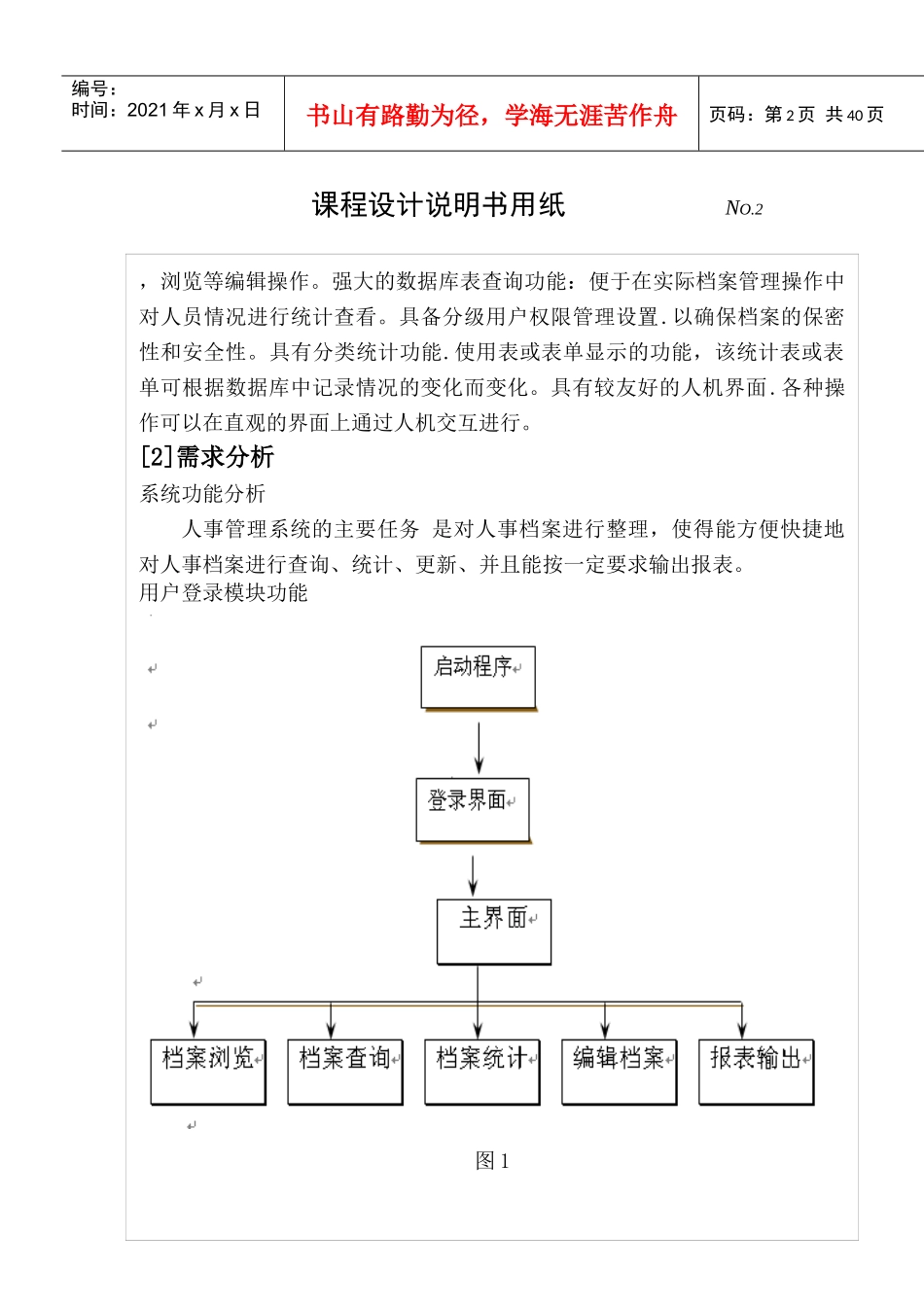 人力资源-2022VisualFoxPr人事管理系统课程设计o_第2页