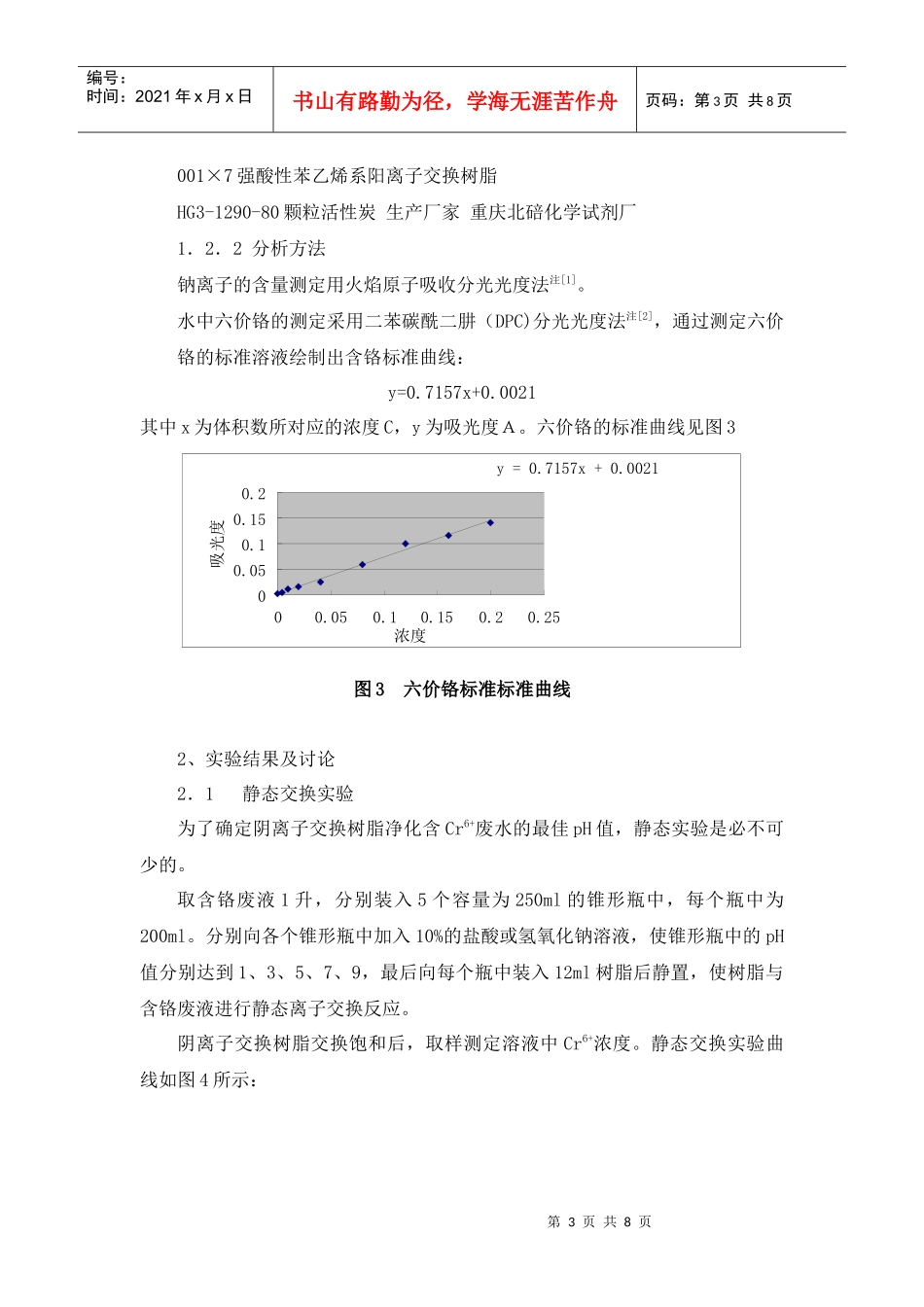 含六价铬废水的处理回收研究_第3页